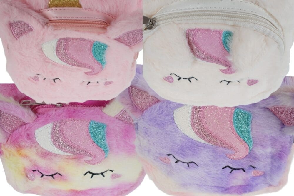 Kinderrucksack Plüsch-Einhorn - 6 Designs - Image 2